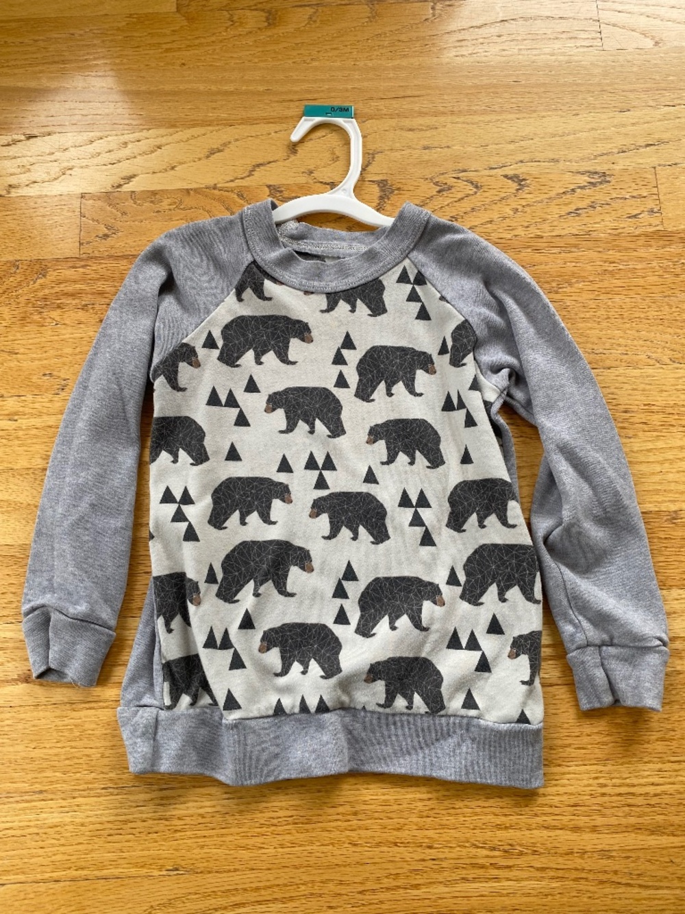 100% organic cotton bear sweatshirt by Lola & Stella